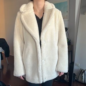 Brand new with tags. Sherpa/teddy jacket